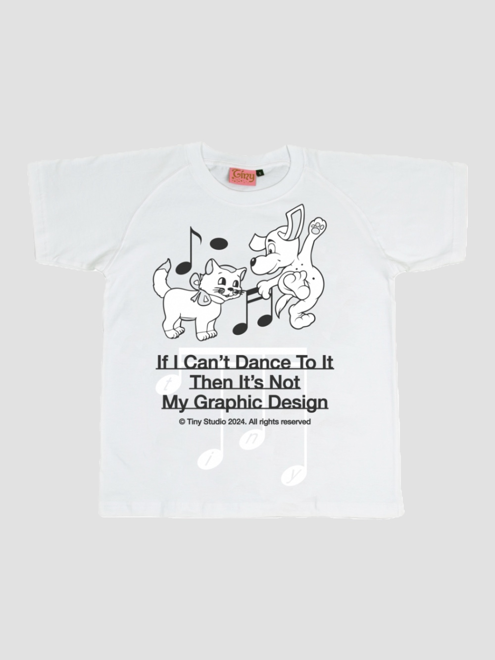 Tiny Studio Dance Raglan T-Shirt